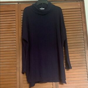 Navy Blue Turtleneck Sweater
